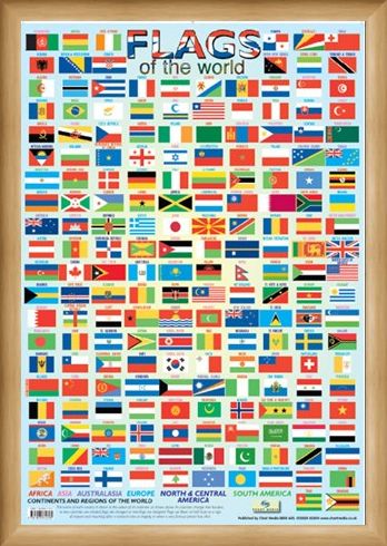 Framed Framed Fun with Flags - Flags of the World